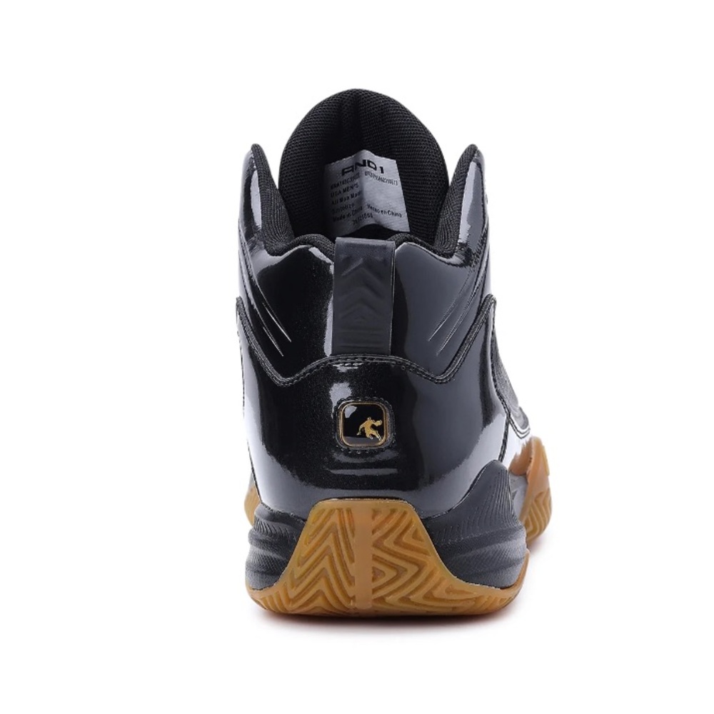 NWT! AND1 Men's Backcut Black Basketball High-Top Shoes Size 11 No Box - Picture 3 of 12